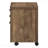 Brown Laminate Contemporary Rolling File Cabinet With Storage Drawers & Printer Stand-1008904157