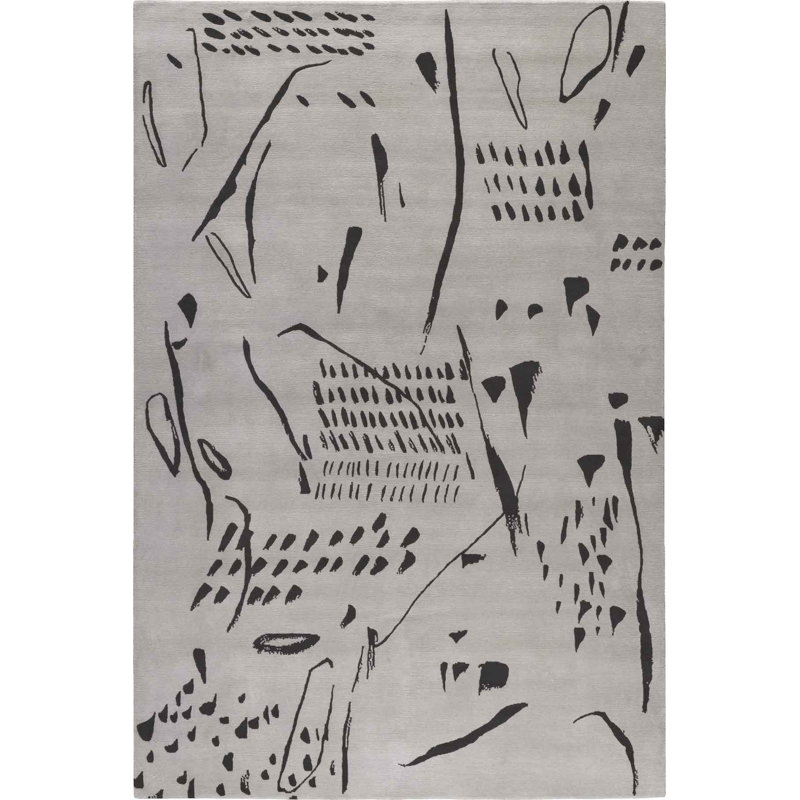 Gesture Graphite Area Rug, Rectangle 12' x 16'