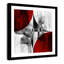 Hamswell, cercle, segment, rouge, II, impression sur papier encadré-29363310