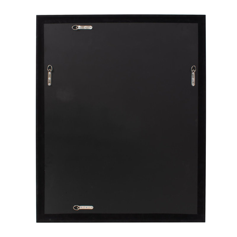 Ailee Rectangle Wall Mirror, Black