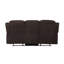 Canapé inclinable Madden Brown en chenille