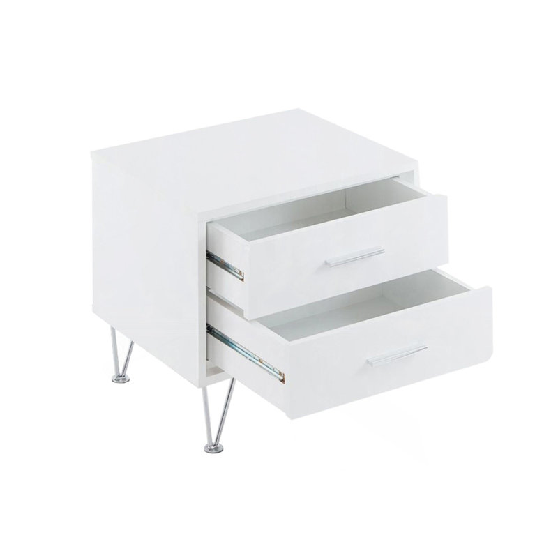 Table d'appoint ACME Deoss, Blanc