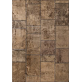 Rapture Patchwork Area Rug in Brown