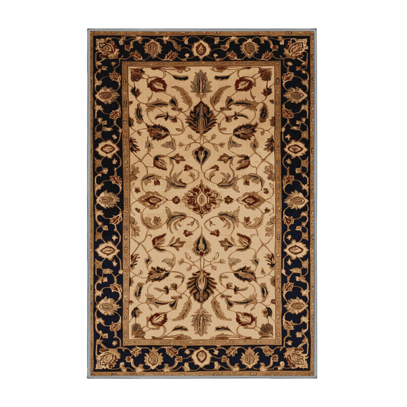 Machine Washable Persian Brown Area Rug, Rectangle 2' x 3'