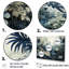 Décoration murale jungle blanche et bleue - Forêt-698953079-698953099