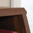 Engineered Wood Mid-Century Modern Bookcase, Brown