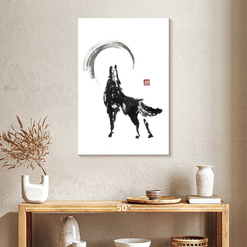 Brampt Japanese Wolf, 36" H x 24" W