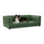 Canapé surdimensionné vert olive pour grands chiens - Canapé rectangulaire moderne pour chien avec dossier et accoudoirs-1551810670