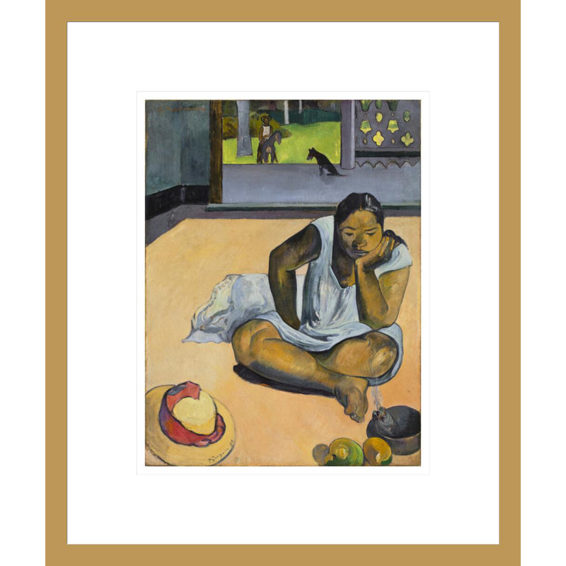 «Te Faaturuma» par Paul Gauguin - Estampe numérique encadrée, H 16,37 po x l 13,75 po