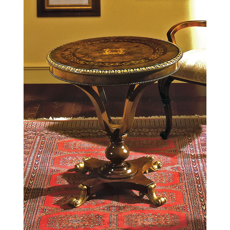 Pedestal End Table