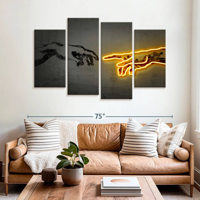 Leisha The Creation, 42" H x 68" W