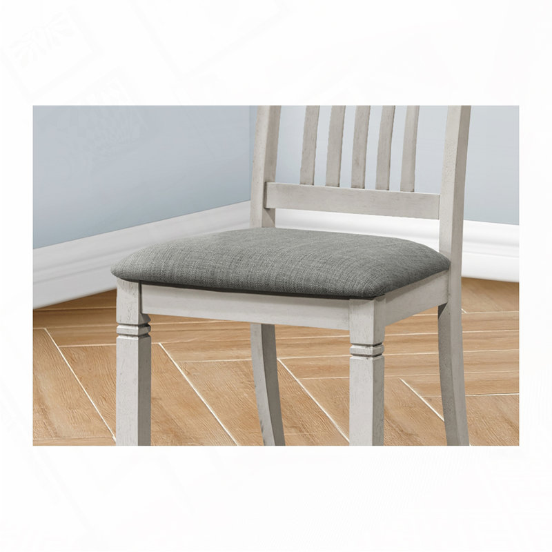Chaises de salle à manger rembourrées, Gris
