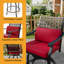 Ensemble de 2 tabourets de bar d'extérieur pivotants à hauteur de bar avec coussin de siège-1989313224