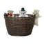 Hand Woven Wicker Laundry Basket with Handles