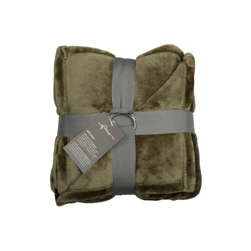 Throw Blanket, Khaki