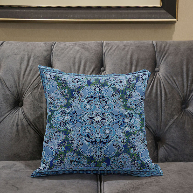 Housse et insert de coussin décoratif en polyester, 18 po x 18 po