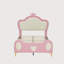 Charmant lit plateforme simple avec rangement et sans sommier pour enfants