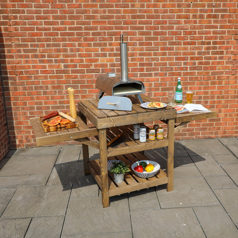 Mercia Pressure Treated Pizza Oven/BBQ Table