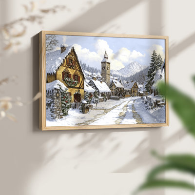Chirstmas Art-CCXCVI -Framed Print - Restickable