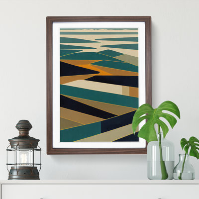 Shining Abstract Art - Framed Print