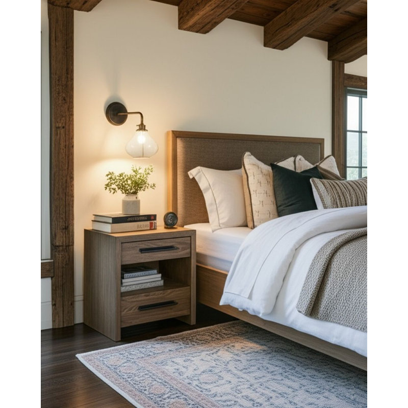 Dwell 2 - Drawer Nightstand, Brown
