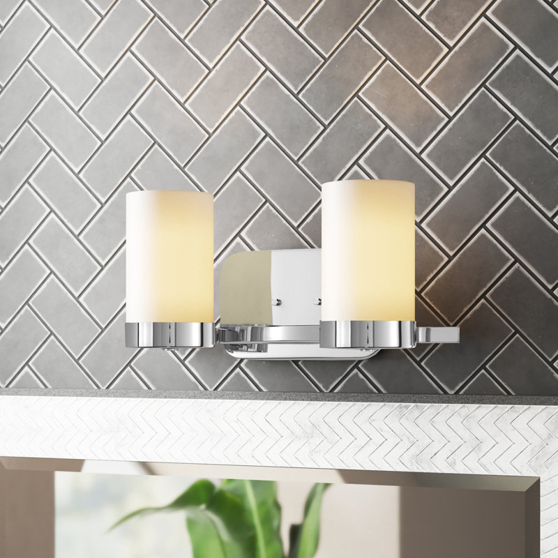 Luminaire de salle de bain, Chrome poli