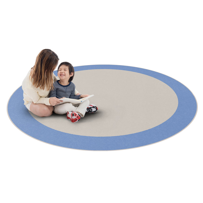 Easy Going by Joy Carpets Area Rug, Round 7'7"