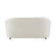 Canapé deux places de 176 cm de large avec 2 coussins, lin beige