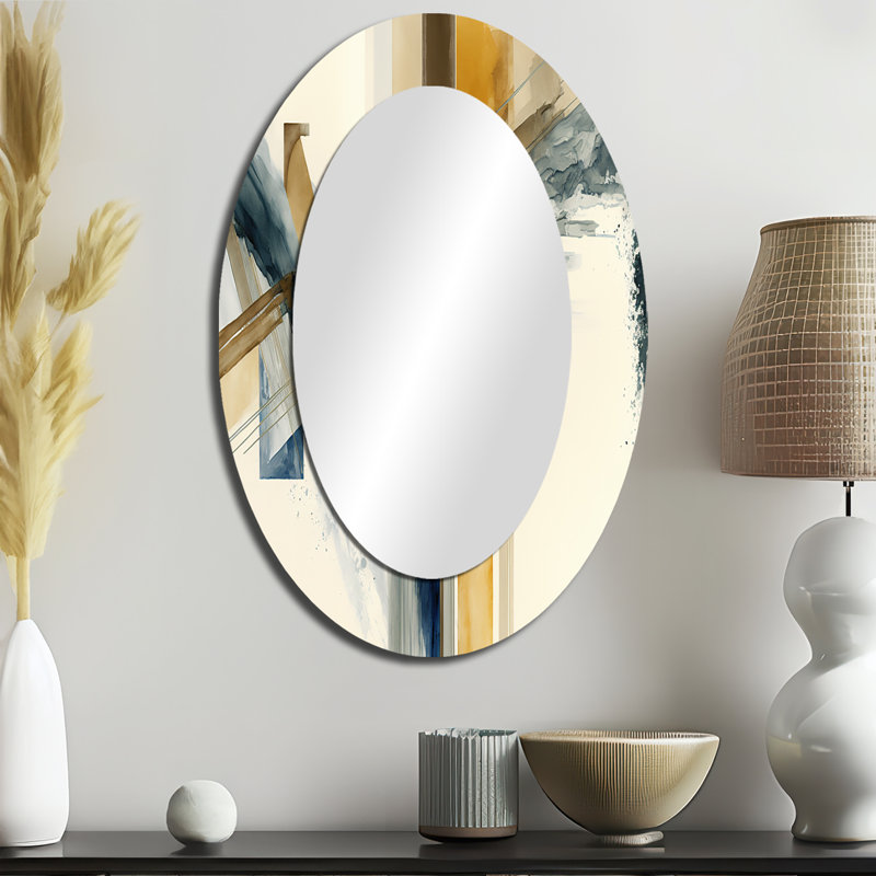 Miroir mural moderne moderne Modern Watercolor Abstract II, 36 po x 24 po