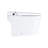Foot Sensor Smart Toilet Bidet , Heated Seat, Night , Self-Cleaning Nozzle, Remote Control, Led Display With Sensor,