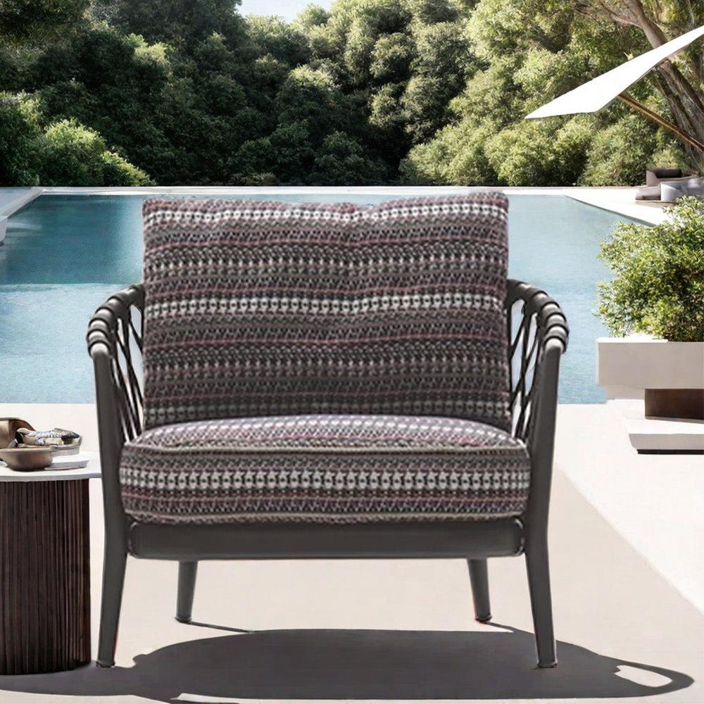 Hokku Designs Norford Fabric Outdoor Lounge Chair | Wayfair