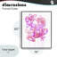 «Pink Heart and Bow Ballons», estampe numérique, conception de Ziwei Li-348989578-348989577