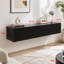 Meuble télé moderne flottant avec rangement, salon
