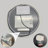 Jayeden Round LED Bathroom Mirror Wall Mount Frameless Vanity Mirror with Anti-fog 3-Colors Dimmable Lights-1577459665