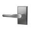 Bravura 935-G1 Meridian Dummy Lever on Beveled Rectangularry  Rose in Satin Nickel - RH