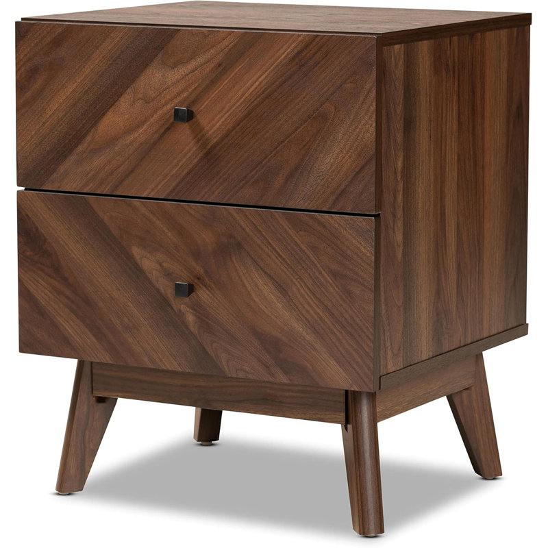 Modern Walnut Brown Finished Wood