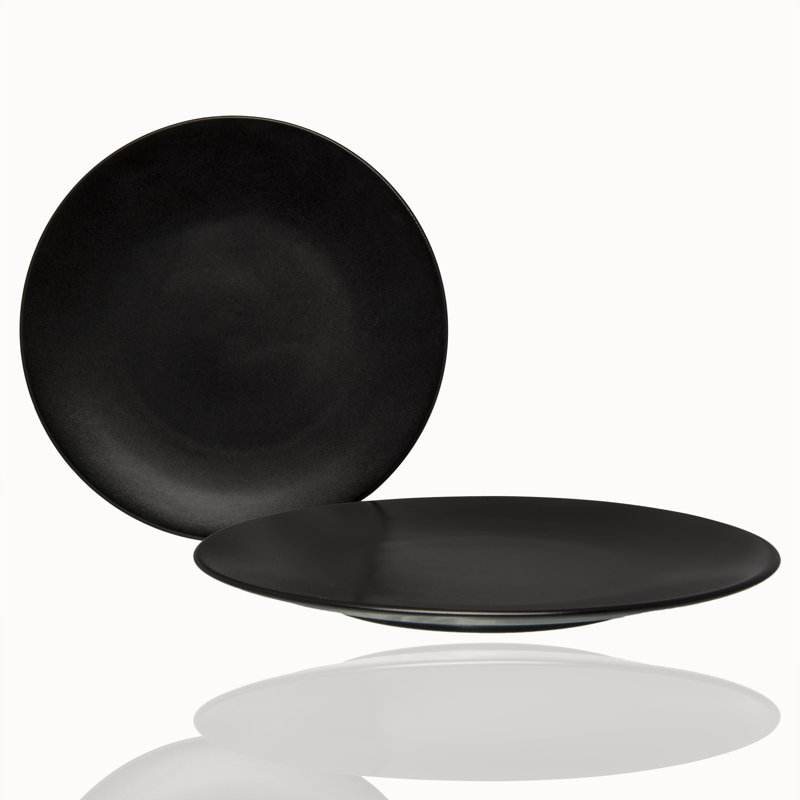 Red Vanilla Matrix Service 2 Piece Platter Set