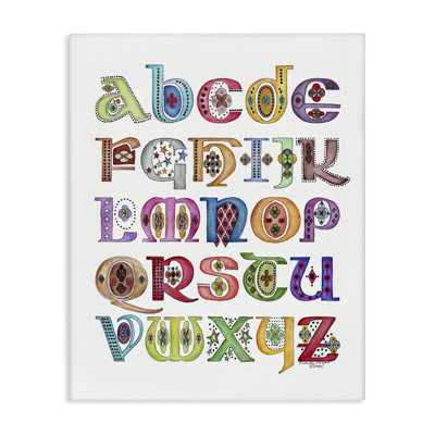 «Boho Whimsical Alphabet», art mural par Marley Ungaro
