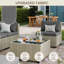 Ensemble de conversation de patio en rotin design 2 pièces avec coussins-363882675