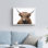 Shaggy Brown Highland Cow Portrait Animals Wilderness - Photographie de cadre photo