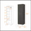 Armoire garde-robe à balconnet, cinq tablettes-1288191763