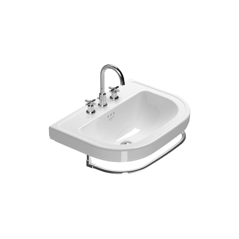 Canova Royal 27.56'' L Bathroom Sink, 8" Centers
