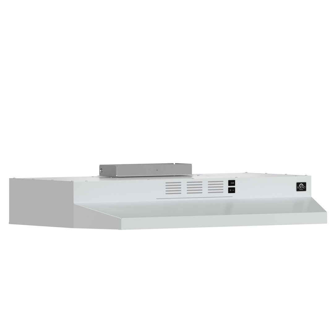 Forno Cappa 30" Under Cabinet Range Hood, 200 CFM, Convertible Forno 