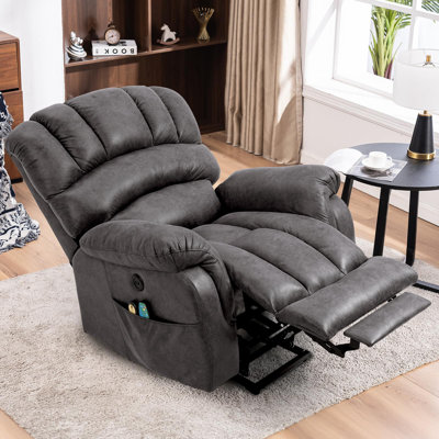 Anastasie Upholstered Heated Massage Chair