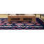 Awareh Wool Southwestern Area Rug in Navy-1401389526