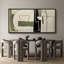 «Mid Century Shape Abstract Geometric Shapes», reproduction encadrée sur toile-98042272-111665209