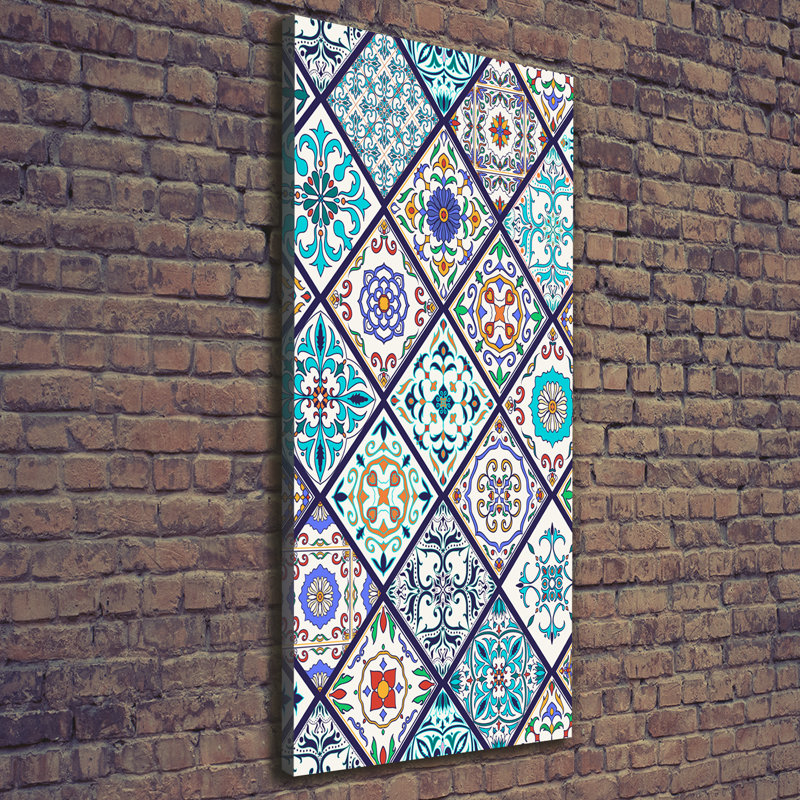 Ceramic Tiles - Wrapped Canvas Print