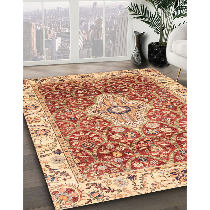 Tapis abstrait 4094, Rectangle 7 pi x 10 pi