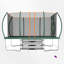 Trampoline de cour moderne avec enceinte sécuritaire 14 pi x 8 pi Modern Luxury Furniture-92991496