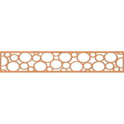 46 5/8"W x 8"H x 3/8"T Hemingway Fretwork Moulding, Cherry